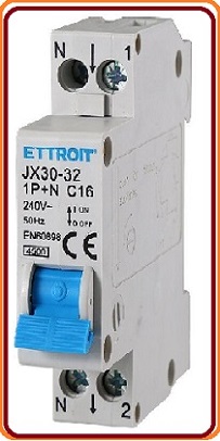 ETTROIT Interruttore Magnetotermico Automatico 3P 16A 220V 380V Salvavita  Stotz Occupa 3 Moduli DIN