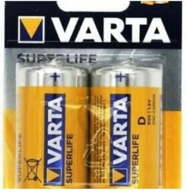 Varta torcia D 2 batterie